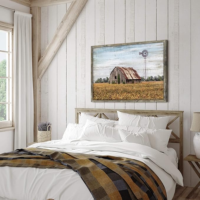 Vintage Farmhouse Wall Art Framed - Image 5