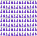 8P Purple Foil Fringe Metallic Tassel Streamers Banner Tassel Garland by HYSILLA