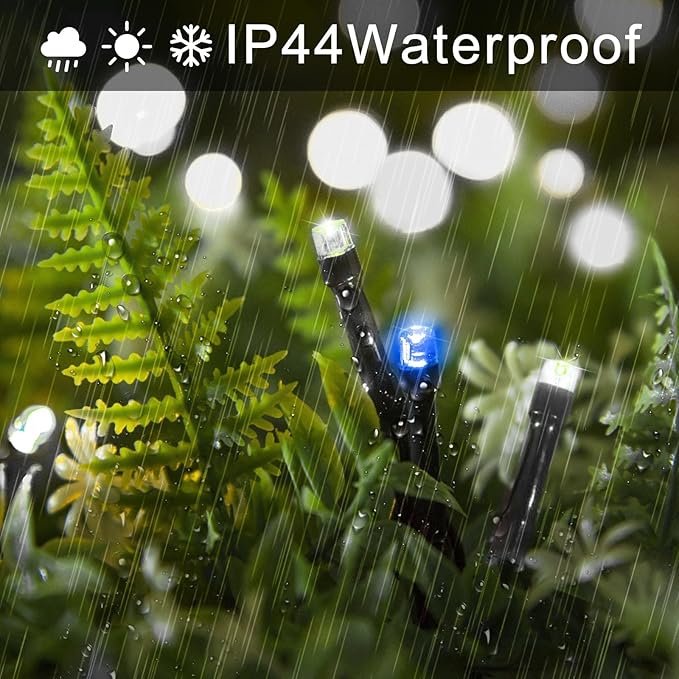 YEGUO 165ft 500 LED Christmas Lights Outdoor Waterproof, 8 Modes Green Wire - Image 8