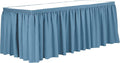 Ultimate Textile Pleat Polyester Fabric Table Skirt by UltimateTextile