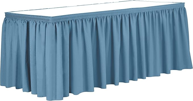 Ultimate Textile Pleat Polyester Fabric Table Skirt by UltimateTextile