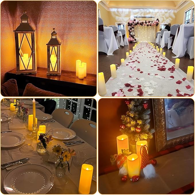 Enido 12 Pc Flameless LED Candles - Image 2