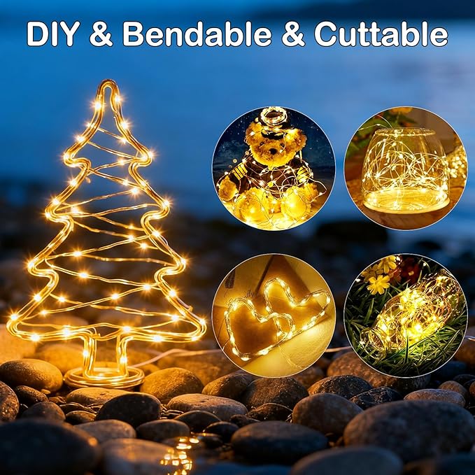 ZNYCYE Fairy Lights Battery Operated, 24 Packs 9.8FT 30LEDs+ 6 Replacement - Image 3