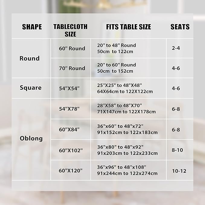 sancua 2 Pack Beige Tablecloth 60 x 84 Inch, Rectangle 4 Feet Table Cloth - Image 7