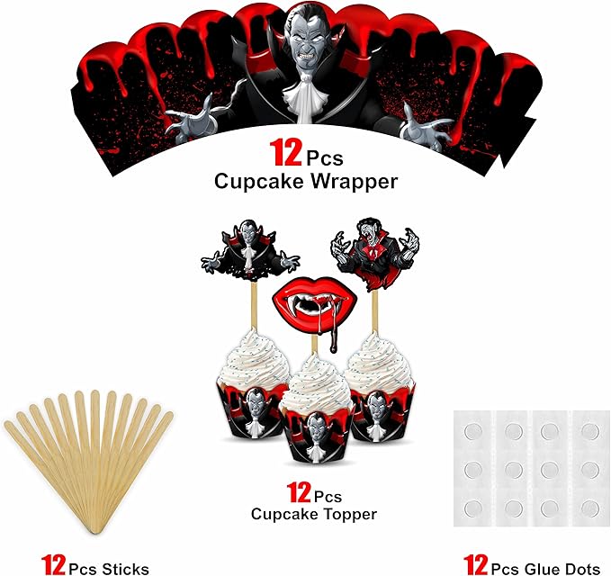 Seyal® Vampre Cupcake Wrapper - Image 3