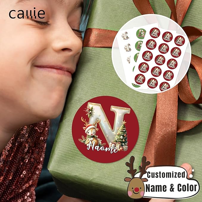 Personalized Christmas Stickers - Image 2