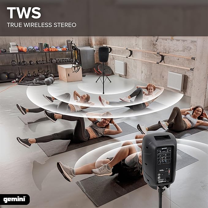 Gemini 8” 500W Bluetooth PA Speaker - Image 6
