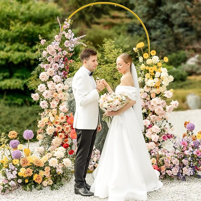 Snughome 7.2FT Arch Backdrop Stand, Wedding Arch Frame Ideal - Image 7