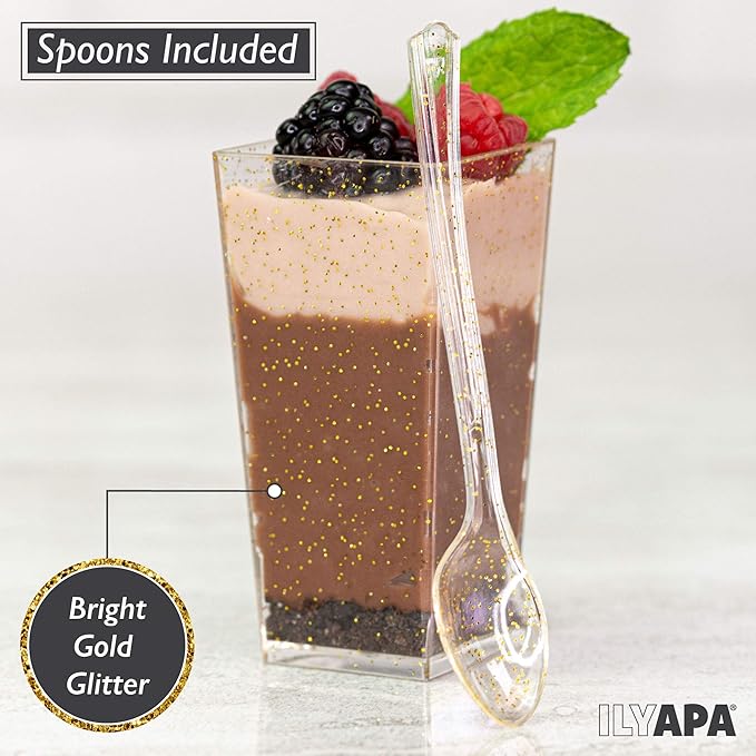Ilyapa 3oz Plastic Dessert Cups - Image 4