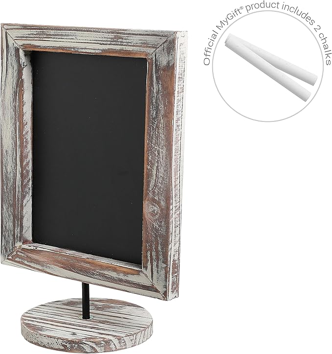 MyGift Set of 3 Tabletop Chalkboard Sign - Image 5