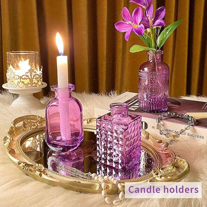 Glass Bud Vases in Bulk Set of 30 Pcs, Small Glass Vases - Image 4