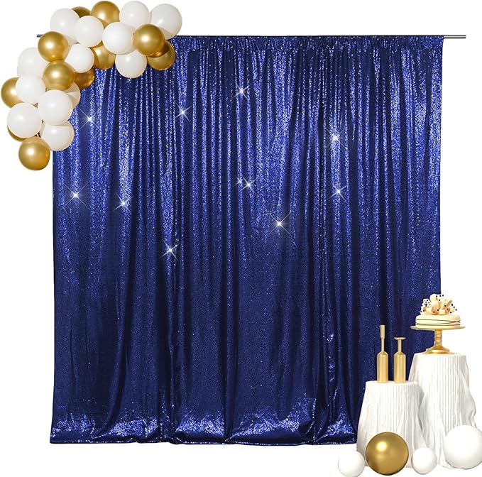 SquarePie Sequin Backdrop Less Transparent Photography Background Sparkly by SquarePie
