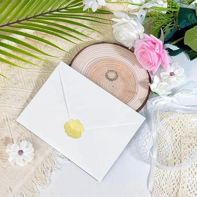 50 PCS Pearl White A7 Envelopes - Image 5