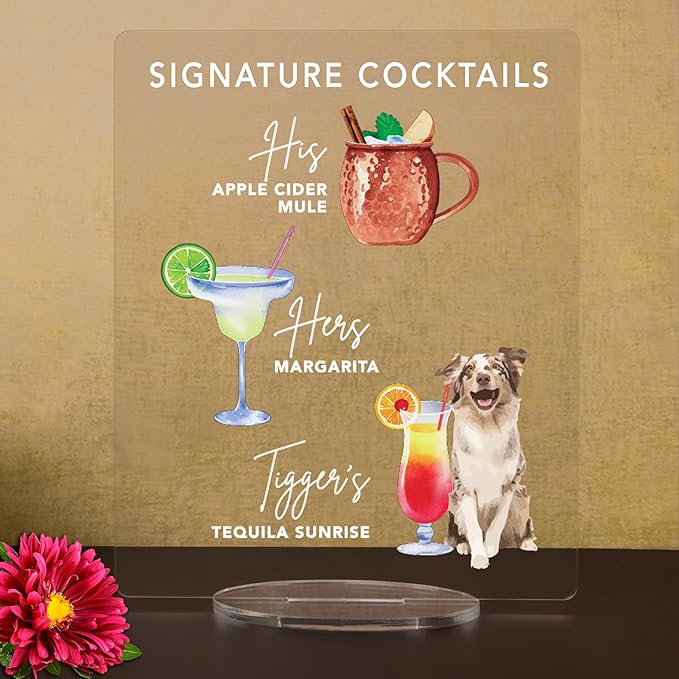 Pet Signature Drink Wedding Signs - Image 2