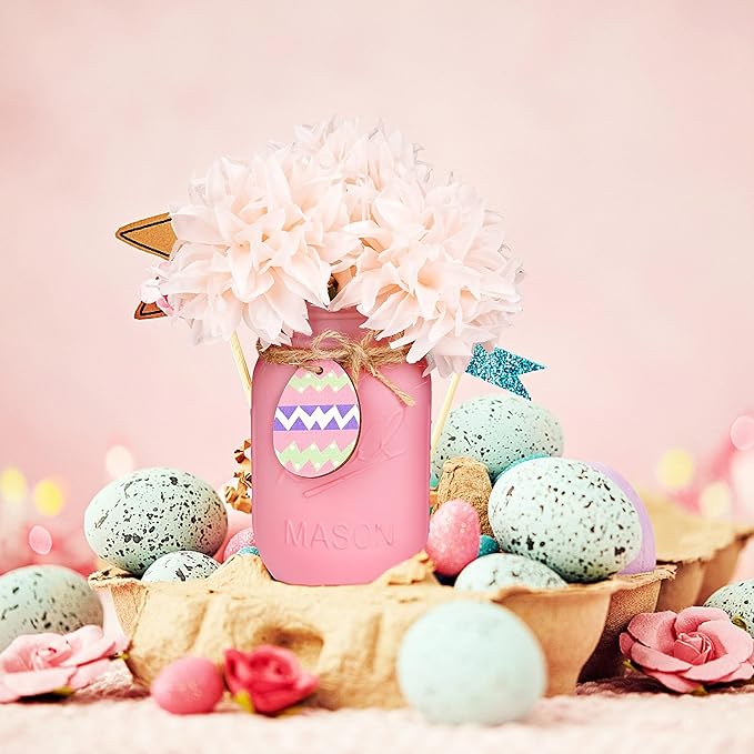Easter Decorations, Easter Mason Jars Decoration, Easter Farmhouse Decor - Image 5
