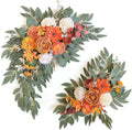 Faux Flower Swag Set of 2 for Wedding Welcome Signs Floral Swag Wedding by Piklado