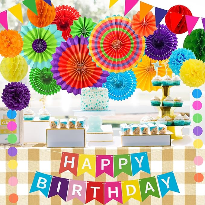 Colorful Birthday Decorations - Image 6