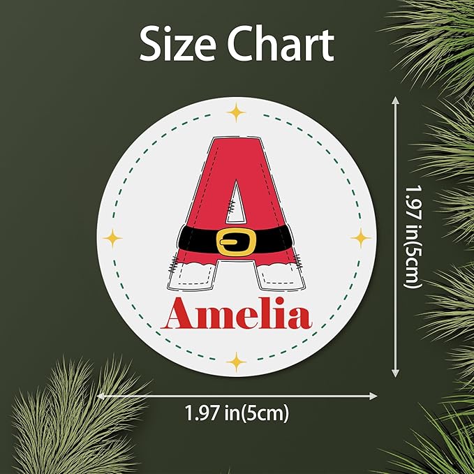 Personalized Christmas Stickers - Image 2