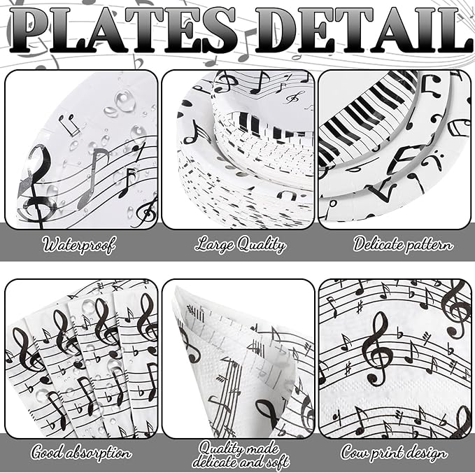 452 Pcs Music Themed Party Decorations - Image 2