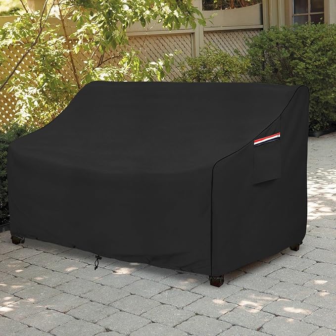 okcool Heavy Duty Patio Sofa Cover, 100% Waterproof 2-Seater Outdoor Sofa Cover - Image 6