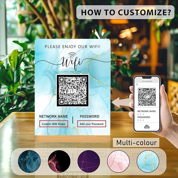 Personalized Custom Metal QR Code Sign Venmo Cashapp Scan to Pay - Image 2