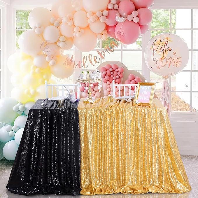 QueenDream Sparkly Sequin Tablecloth - Image 3