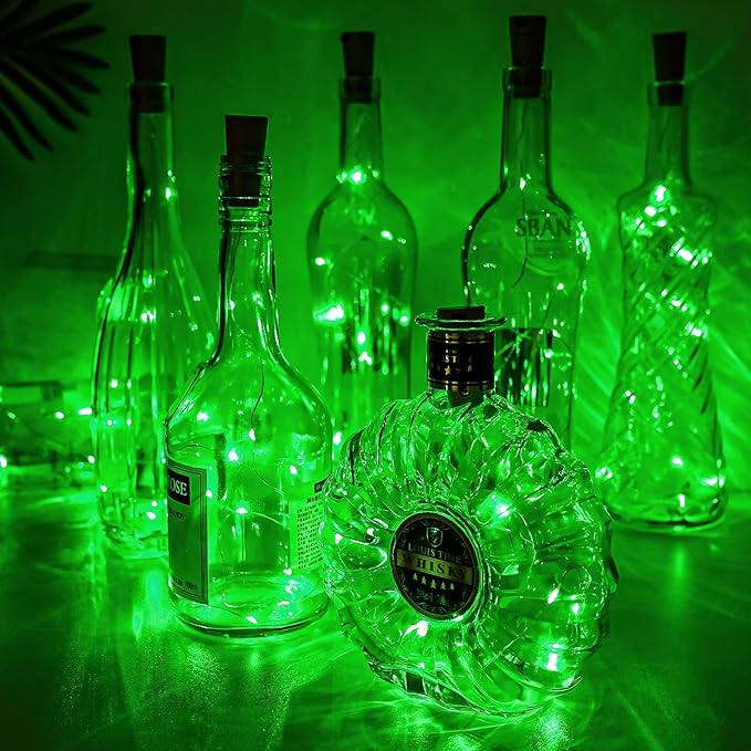 Aluan Wine Bottle Lights with Cork, 20 LED 10 Pack Fairy String Lights - Image 7