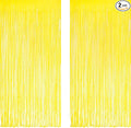 Yellow Streamers Party Backdrop by GREATRIL