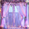Lavender Tulle Backdrop Curtain by Suppromo