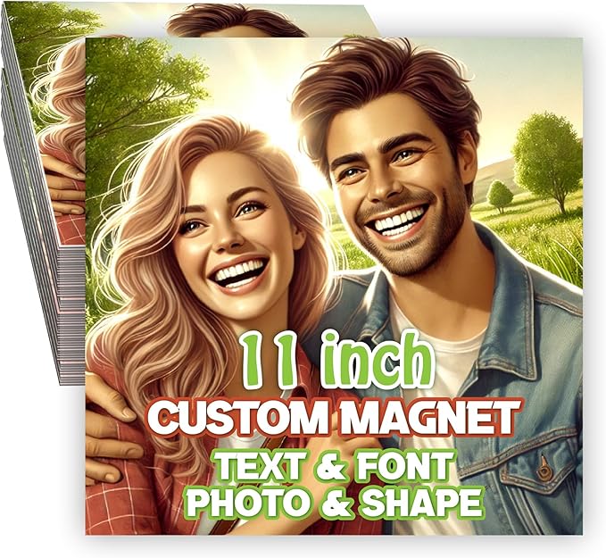 KETABAO – 11" Customized Square Photo Magnets by KETABAOMotorcycleParts