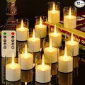 12Pack Flickering Flameless LED Candles by VIODAIM