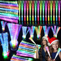 120PCS Glow Fiber Optic Sticks, LED Light Wands, Glow in The Dark Party Supplies by SHQDD