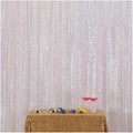 Poise3EHome 7FT x 7FT Iridescent Sequin Photography Backdrop Curtain by Poise3EHome
