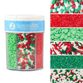 Sweets Indeed Christmas Sprinkles Mix – 6-Cell Holiday Assortment 6.45 oz | by SweetsIndeed