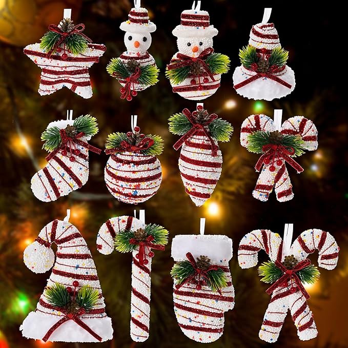 LANGXUN 12pcs Candy Land 2025 Xmas Birthday Party Wedding Suppiles Decoration - Image 2