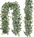 N&T NIETING 2 Pack Artificial Eucalyptus Garland by NTNIETING
