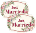 GEEKBEAR Just Got Married Car Magnet by GEEKBEAR