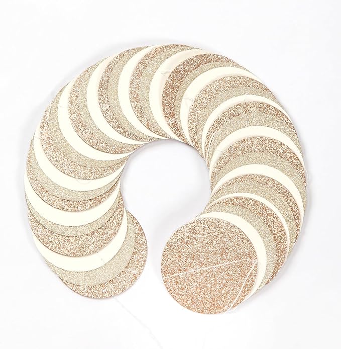 Boho Champagne-Gold Party-Decorations Streamers-Garland - 52ft Fall Rustic - Image 7
