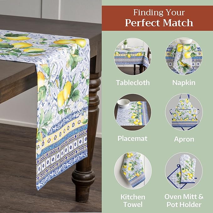 Maison d' Hermine Table Runner 100% Cotton Single Layer Table Runners 108 - Image 5