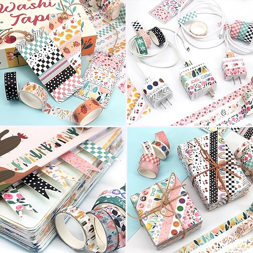 55 Rolls Holiday Washi Tape Set - Image 5
