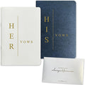 Vow Books His and Hers Wedding Vow Books Bride and Groom Vow Books Wedding by WeddingGiftsWedding