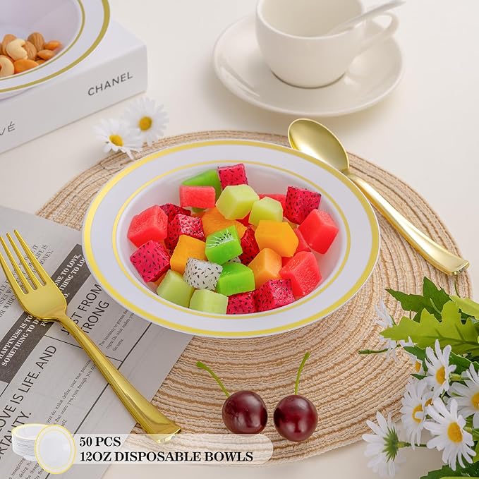 50 Pack Disposable Soup Bowls - Image 2