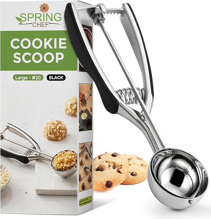 Spring Chef Large #20 Stainless Steel Cookie Scoop by SpringChef