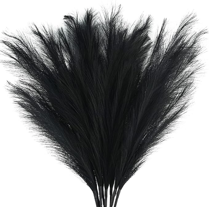 35" Faux Pampas Grass Decor by ObbsieDirect