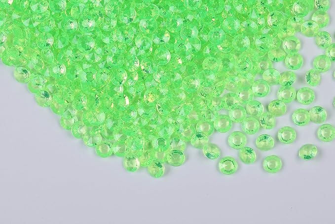 2000pcs Platic Acrylic Gems Fake Acrylic Diamonds Vase filler Beads Faux by WelcometoGintoaria