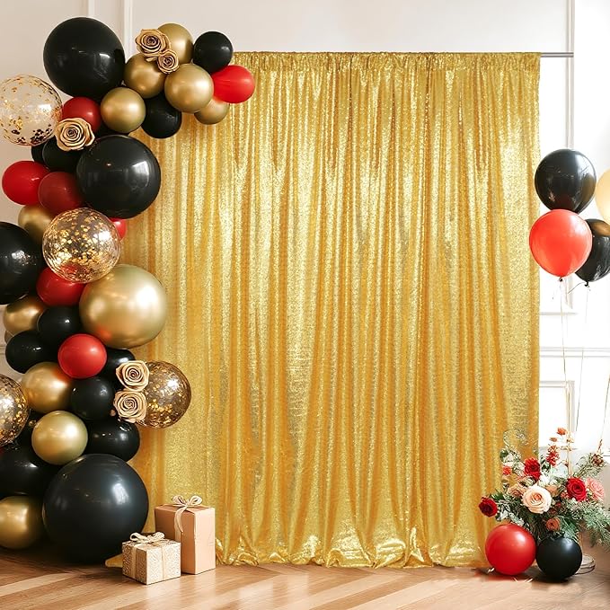 SquarePie Sequin Backdrop Curtain Not See Through Background - Image 6