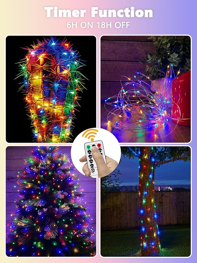 6 Pack Fairy Lights Battery Operated - Image 6
