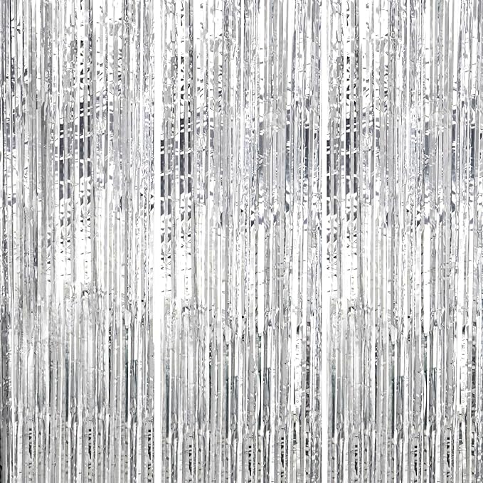 3 Pack Foil Fringe Backdrop by DECOCKRAT