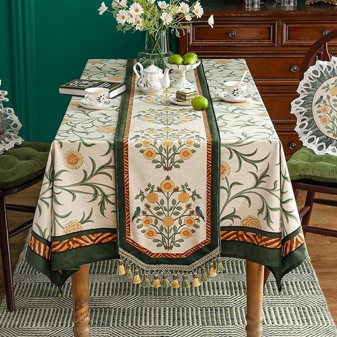 patdrea Velvet French Table Runner Farmhouse - Image 2