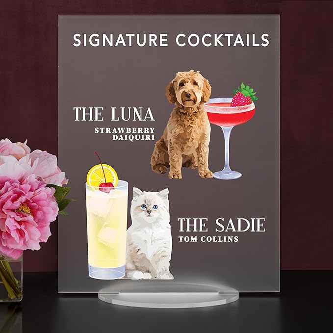 Pet Signature Drink Wedding Signs - Image 2